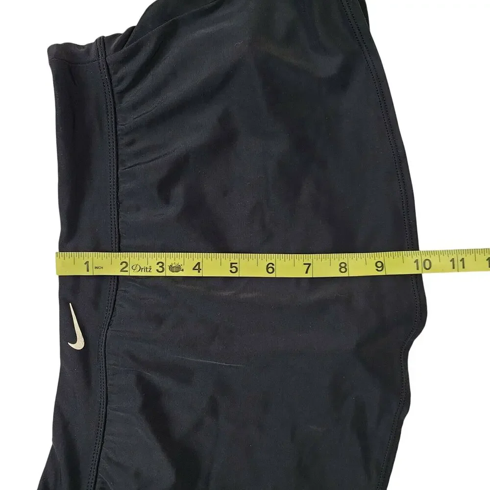 Womens Nike Swim Skirt SZ Medium 8 Black Skort